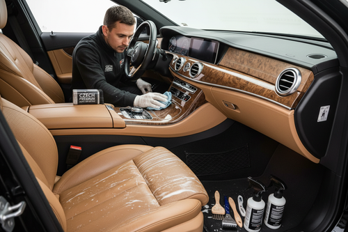 Profesionální čištění interiéru automobilu – Balíček Basic +